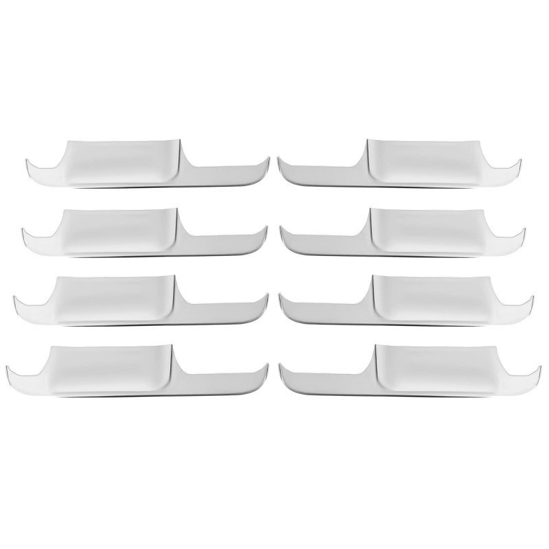 Door Handle Cover Exterior Driver Side And Passenger Fit For 2017-2022d For F-250 Super Duty Car Covers Trim Kit A Silver 8pcs