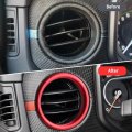 Air Conditioner Vent Ring Interior Accessories For Wrangler Jl 2024 Dashboard Conditioning Outlet Trim Cover Aluminum Alloy Red