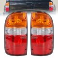 Tail Lights For 2001 2004 Toyota Tacoma Left Driver And Right Passenger Set 81560 04060 81550 Halogen Rear Lamps With Bulbs 