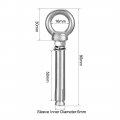 Uxcell M6 X 70 Expansion Eyebolt Eye Nut Screw With Ring 304 Stainless Steel Anchor Raw Bolts 2 Pcs