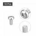 Uxcell M8x18mm Torx Security Machine Screws 10pcs 316 Stainless Steel Pan Head Tamper Proof Screw Fasteners Bolts