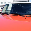 Front Hood Vents Cover For Toyota Fj Cruiser 2007 2022 Exterior Engine Grille Outlet Net Trim Matt Black Abs Plastic 3 Piece 