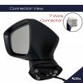 Spieg Driver Side Mirror Replacement For Mazda 3 2017-2018 Heated Turn Signal Light Blind Spot Monitoring Paint To Match 7 Pin