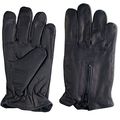 Hot Leathers Fleece Lined Leather Gloves Black Medium 
