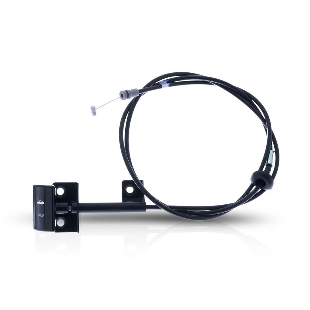 Hood Release Cable For Jeep Cherokee 1990 1996 Texture Black Plastic And Metal With Handle Replacement 55026030