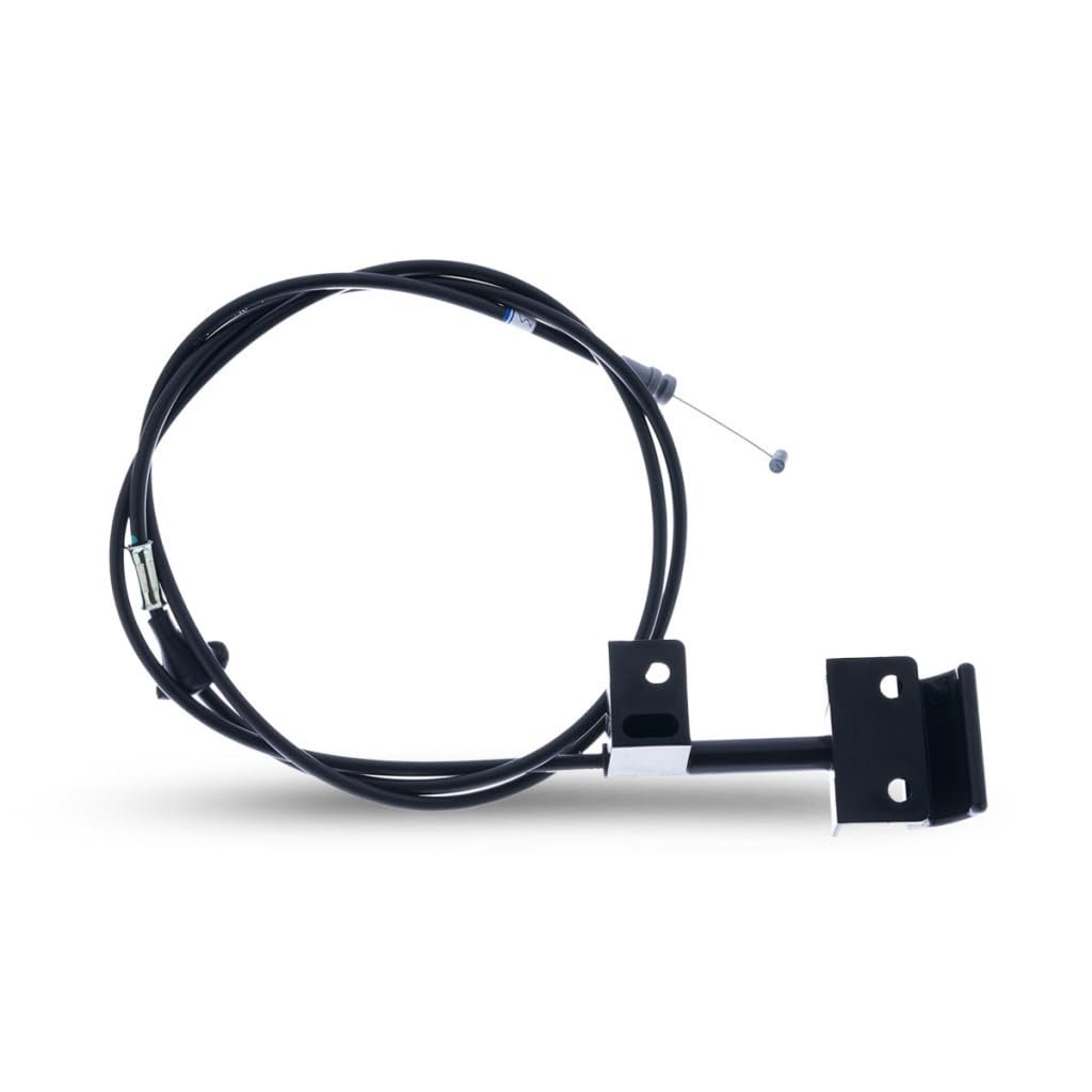 Hood Release Cable For Jeep Cherokee 1990 1996 Texture Black Plastic And Metal With Handle Replacement 55026030