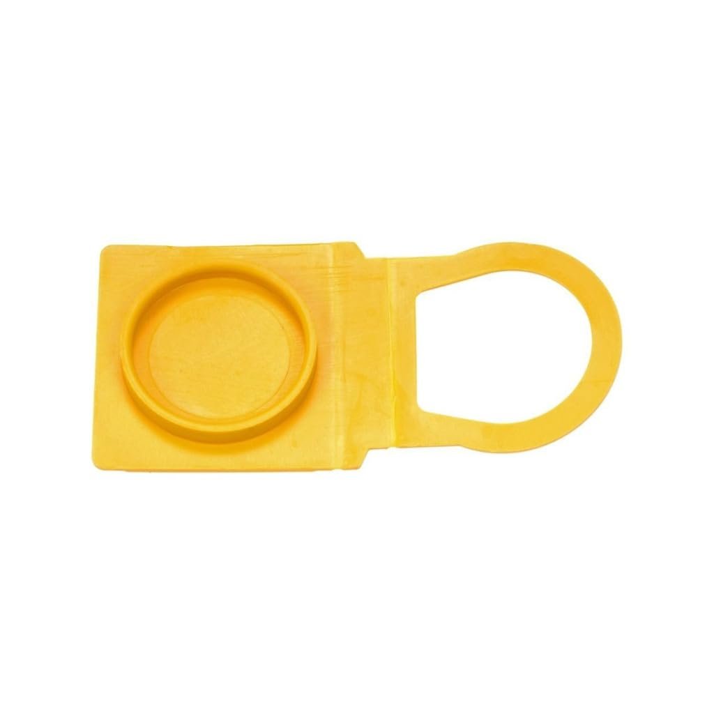 Engine Coolant Cap For Dodge B1500 B2500 B3500 1998 Yellow Plastic Flip Top Snap On Attachment 40 Millimeters Diameter
