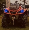 Blinglights Brand 2x Blue Led Halo Angel Eyes Compatible With Can-am Gen2 Outlander L Xmr450 Xmr500 Xmr570 Xmr 450 500 570