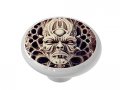Gotham Decor Horned Skull Ceramic Drawer Knob 