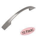 Cosmas 3200-96sn Satin Nickel Modern Cabinet Hardware Arch Handle Pull 3-3 4 Inch 96mm Hole Centers 10 Pack 
