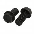 Uxcella 4pcs M8x16mm 8 Grade Hex Head Flange Left Hand Thread Bolt For Cutting Machine