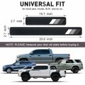 Tricolor Door Sill Protectors For Toyota Tacoma Trd 4runner Tundra Rav4 Highlander Carbon Fiber Leather Plate Guard Retro
