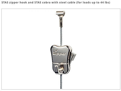 Stas Steel Cable With Cobra 4 Stainless 118 300 Cm