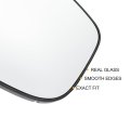 Car Rearview Right Passenger Side Mirror Glass Replacement W Backing Plate Convex Heated White For Citroen Berlingo 2018-2023