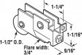 Prime-line D 1740 1-1 2 In Steel Ball Bearing Sliding Door Roller Assembly Single Pack