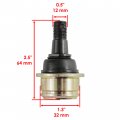 Caltric 4 Upper Or Lower Ball Joints Compatible With Yamaha Kodiak 450 4wd Yfm450 2003 2004 2005 2006