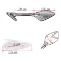 Okstno Motorcycle Motorbike Side Mirrors Blind Spot Rearview For Yamaha Yzf R3 R25 2015 2016 2017 Yzf-r3 Yzf-r25 Carbon