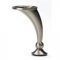 Tablelegsonline 4-1 2 Nickel Finish Contemporary Horn Furniture Leg 