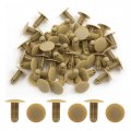 Uxcell 50pcs Beige Car Trim Door Panel Retainer Clips Rivet Fastener 8mm X Hole