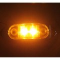 Polarlander 5pcs Red Yellow 12v 24v Led Side Marker Light Clearance Lamp 10-30v Car Truck Lights Trailer Tractor Rear External