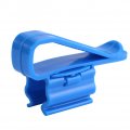2pcs Multifunction Plastic Adjustable Fish Tank Mounting Clip Water Pipe Tube Clamp Hose Holder Blue