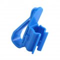 2pcs Multifunction Plastic Adjustable Fish Tank Mounting Clip Water Pipe Tube Clamp Hose Holder Blue