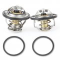 Front Rear Thermostat Kit With Seal For 2001-2019 Chevy Silverado 2500 Hd 3500 Express Gmc Sierra Savana 6 6l Diesel 