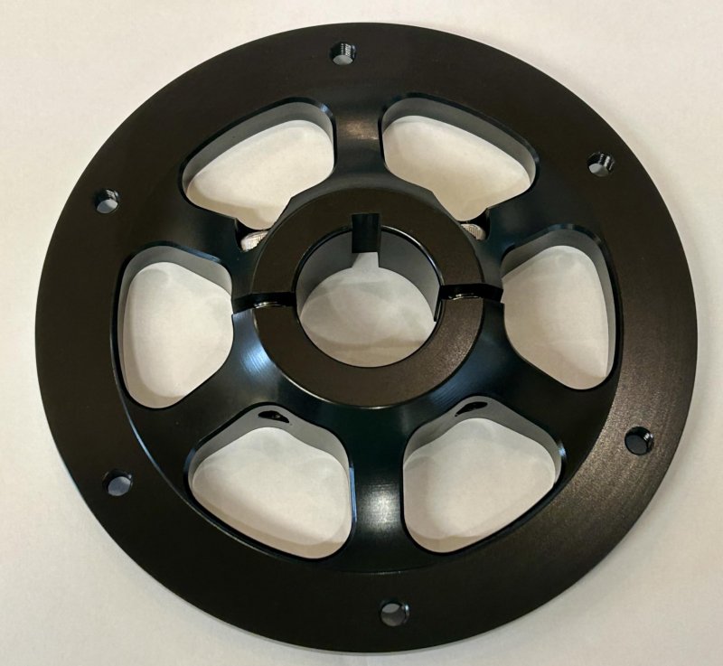 Go Kart Sprocket Hub 1 25 Inch Bore For Split Aluminum Sprockets Black