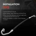 A-premium A C Suction Line Hose Assembly Compatible With Volvo S60 2006-2009 V70 2002-2007 Xc70 2003-2007 Compressor To Evap