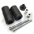 Smt-no Cut Frame Slider Protector Compatible With 2003 2004 Kawasaki Zx6r Zx-6r Zx6rr Black B075vmfhg7
