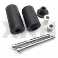 Smt-no Cut Frame Slider Protector Compatible With 2003 2004 Kawasaki Zx6r Zx-6r Zx6rr Black B075vmfhg7