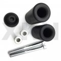 Smt-no Cut Frame Slider Protector Compatible With 2003 2004 Kawasaki Zx6r Zx-6r Zx6rr Black B075vmfhg7