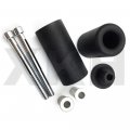 Smt-no Cut Frame Slider Protector Compatible With 2003 2004 Kawasaki Zx6r Zx-6r Zx6rr Black B075vmfhg7