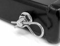 Lfparts Stainless Steel Trailer Hitch Pin 1 2-inch Diameter Bolt Keeper Grip Clip Kit Fits 4 Receiver