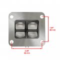 Caltric 2 Reed Valve Assembly Compatible With Yamaha 2gu-13610-01-00 Banshee 350 Yfz350 1987-2006