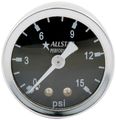 All80200 0-15 Psi 5 In Glycerine Filled Shockproof Pressure Gauge Stainless Steel Alloy Brass 1 8 Npt Port 
