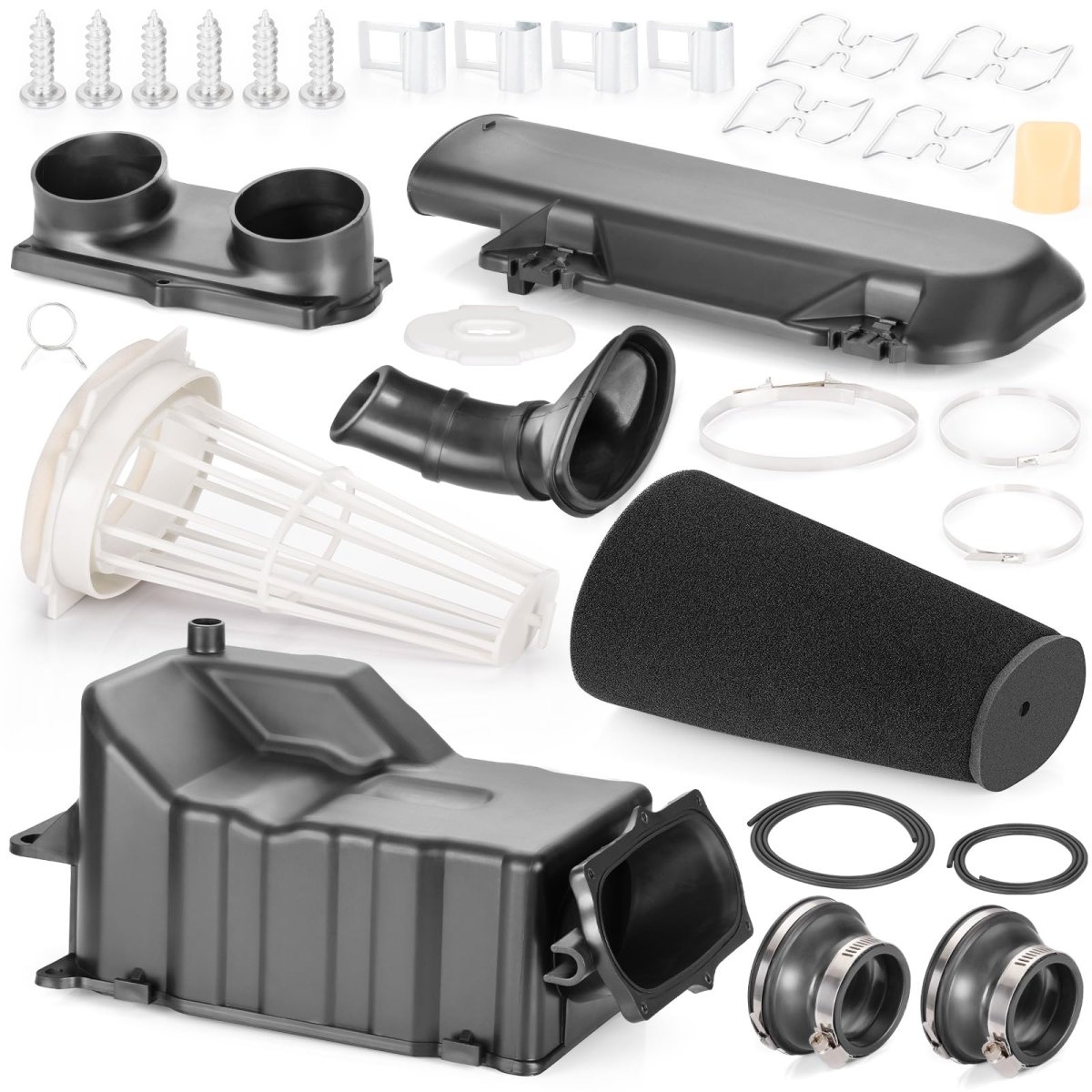 Air Filter Box Guide Cover Assembly Kit For Yamaha Banshee 350 1987-2006