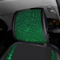 Blingshd Car Seat Covers For Women Girls Rhinestone Front Bling Headrest Breathable Protectors Fit Most Cars Green