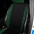 Blingshd Car Seat Covers For Women Girls Rhinestone Front Bling Headrest Breathable Protectors Fit Most Cars Green