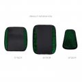 Blingshd Car Seat Covers For Women Girls Rhinestone Front Bling Headrest Breathable Protectors Fit Most Cars Green