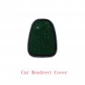 Blingshd Car Seat Covers For Women Girls Rhinestone Front Bling Headrest Breathable Protectors Fit Most Cars Green