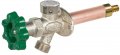 Prier P-164w12 12-inch Quarter Turn Anti-siphon Wall Hydrant With Soft Grip Handle And 1 2-inch Wirsbo Pex 