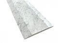 Tenedos Carrara Bianco Marble Double Bevel Hollywood Doorway Floor Transition Threshold Marble Saddle Polished 4x36 
