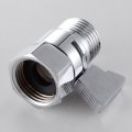 Hwmate Brass Shower Flow Control Valve Water Saving Hand Held Sprayer Shut Off Switch Pressure Reducing Connector With Ceramic