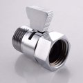 Hwmate Brass Shower Flow Control Valve Water Saving Hand Held Sprayer Shut Off Switch Pressure Reducing Connector With Ceramic