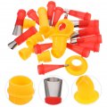 Jojofuny Caulking Finisher Kit Includes 14 Stainless Steel Nozzle Applicators With 8 Detachable Bases And Extended Pole For