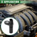 Motoforti Crankshaft Position Sensor Engine For Ford 1995-2000 No 1w7z6b288ab Black Plastic