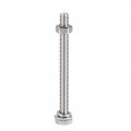 Uxcell M6 X 75mm Hex Head Screws Bolts Nuts Flat Lock Washers Kits 304 Stainless Steel Fully Thread Hexagon 6 Sets