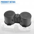 X Autohaux Car Center Console Cup Holder Insert Fl3z-1513562-ad Front Floor Rubber Black Ford F-150 2015-2017 For F-250 F-350