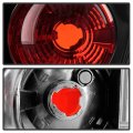 Acanii For 2004-2008 Ford F150 Flareside Black Housing Rear Tail Lights Brake Lamps Pair Set Driver Passenger Side